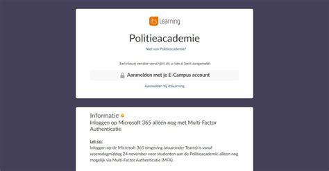 it learning politie academy.